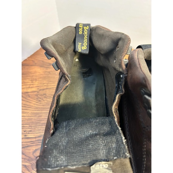 Dr Martens 8A19 Brown Leather Ankle Boots Mens Size 8 AirWair Lug‎ Sole Vintage main image 6